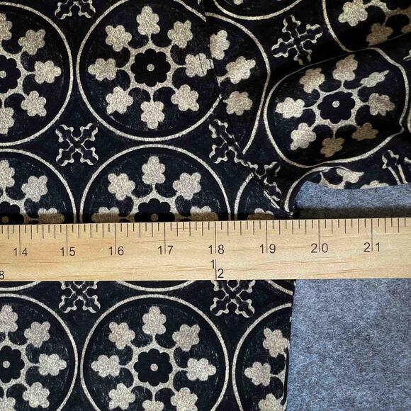 Mens Como Sport By Cobra Golf Polo Black Beige Abstract Print 100% Cotton Size M - Picture 6 of 7